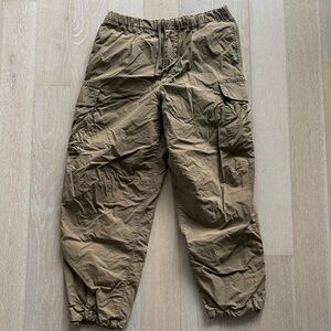 Tan Uniqlo U Cargo Pants